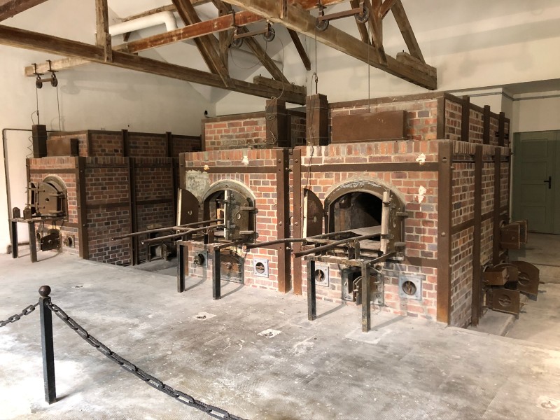 crematorium at Dachau Concentration Camp