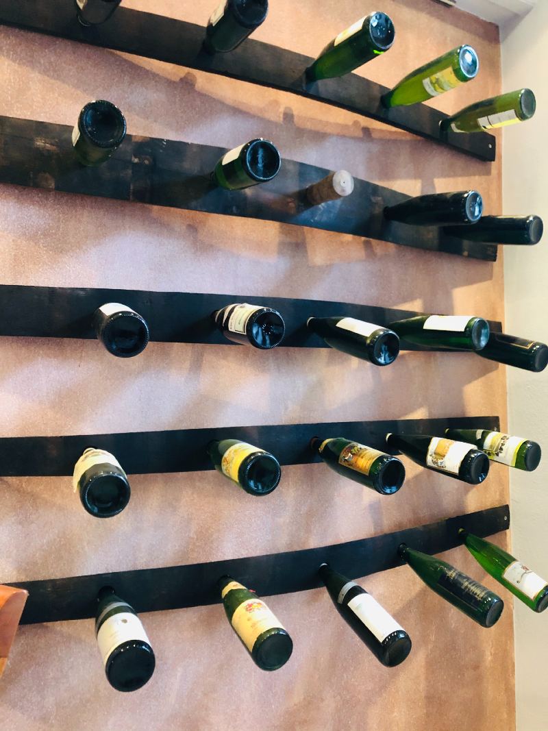 Bottles of German Riesling wines