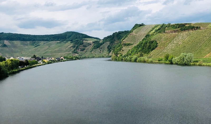 View of the Mosel River from the bridge