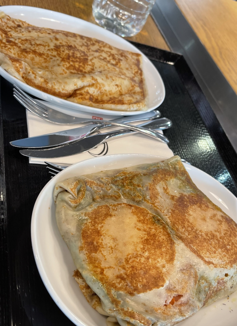 Crepes from Muller's Factory in Switzerland.