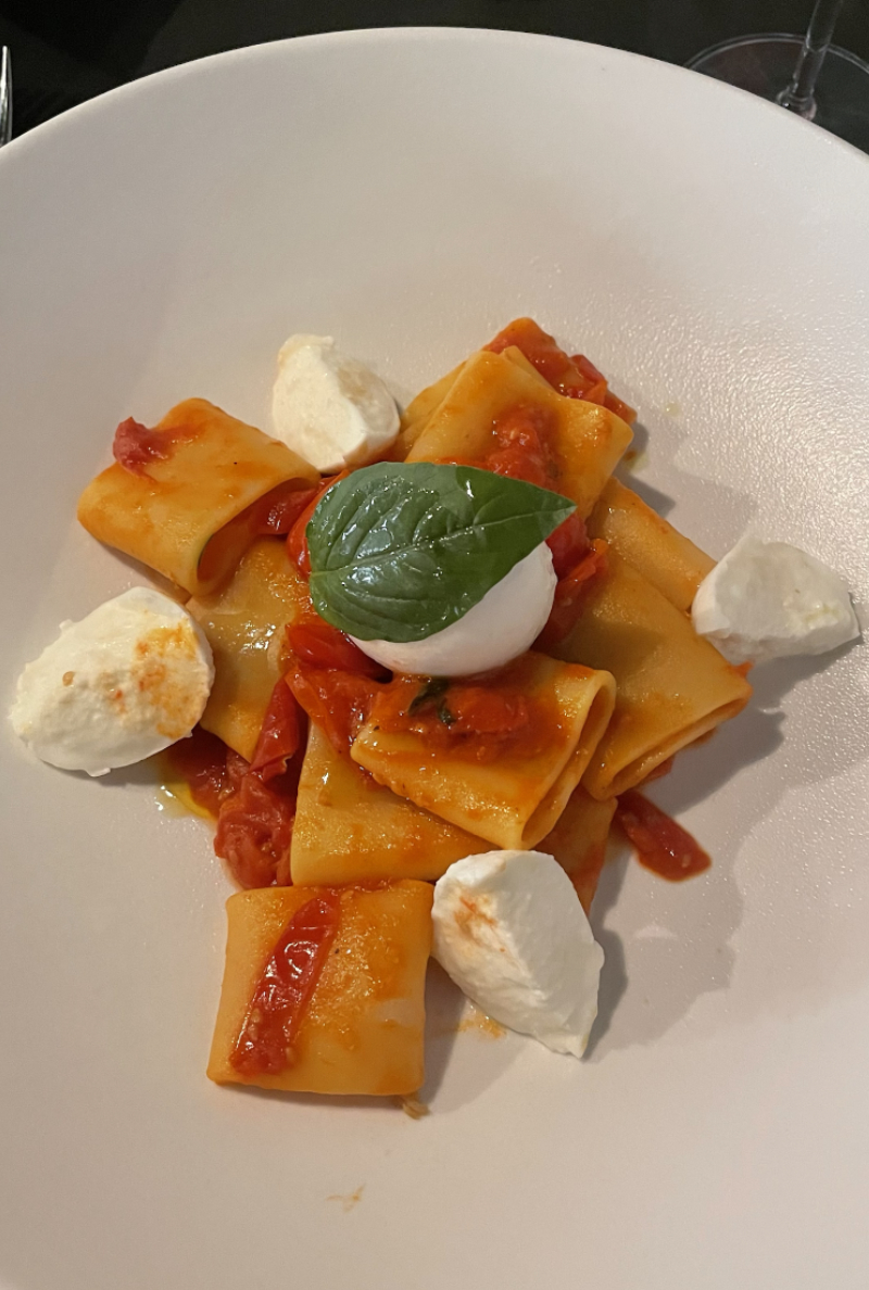 Pasta from a shop in Venice, Italy.